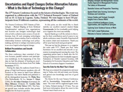 Special Conference Issue on Futures of&nbsp;technologies
